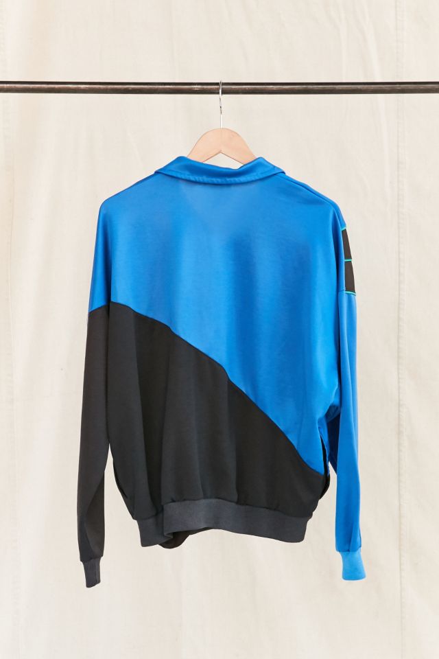 Vintage Nike Blue Color Block Track Jacket #4