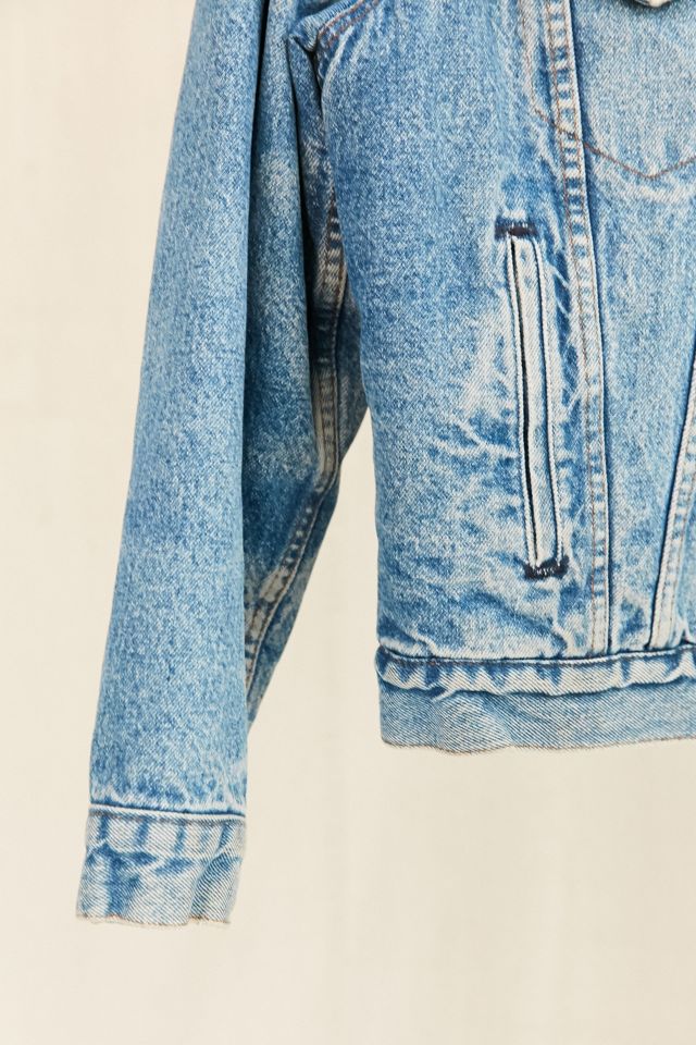 Vintage Levi's Medium Wash Sherpa Jacket Urban Outfitters Canada