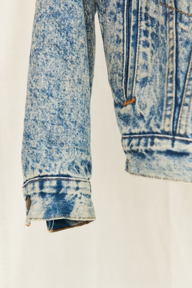 Vintage Levi's Acid Wash Sherpa Jacket Urban Outfitters