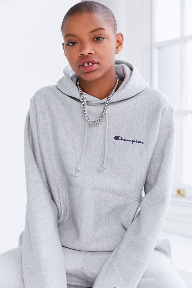 Champion mini logo hoodie on sale