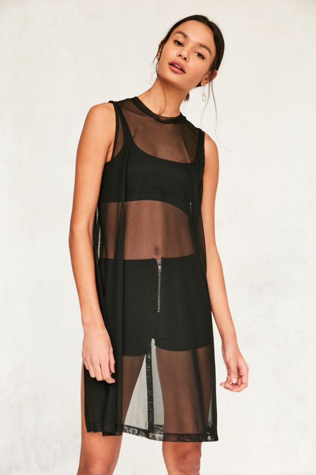 Silence + Noise Britney Longline Mesh Tank Top #5