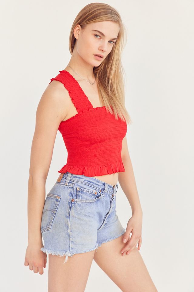 Ecote Smocked Y-Back Tank Top #5