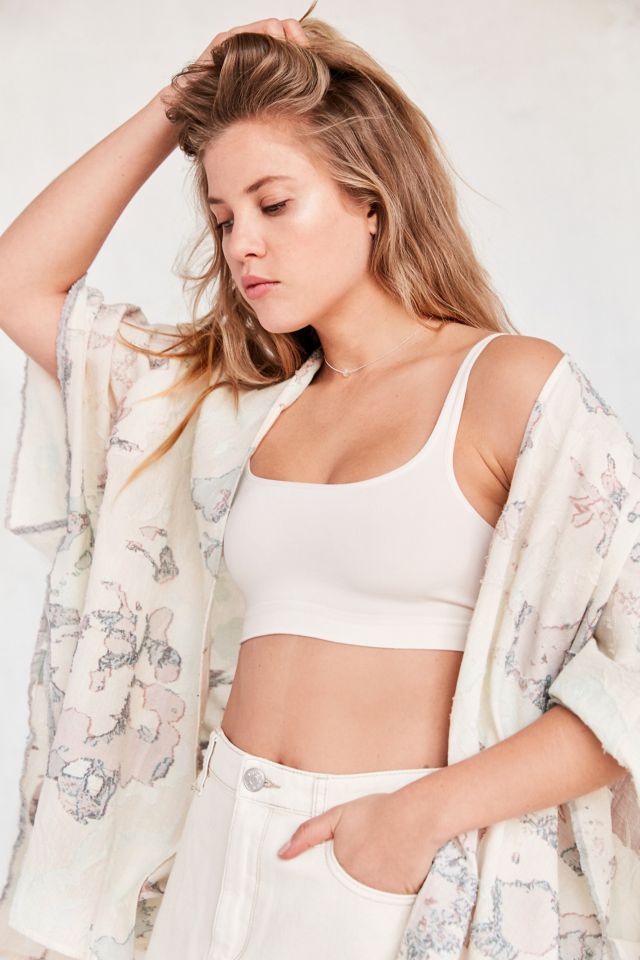 Textured Camo Kimono #3