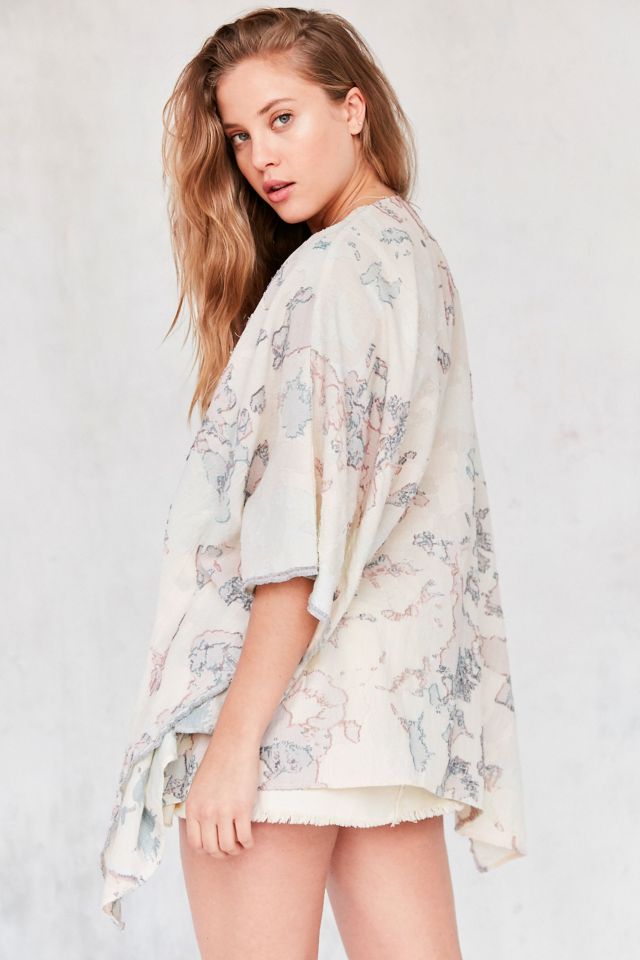 Textured Camo Kimono #5