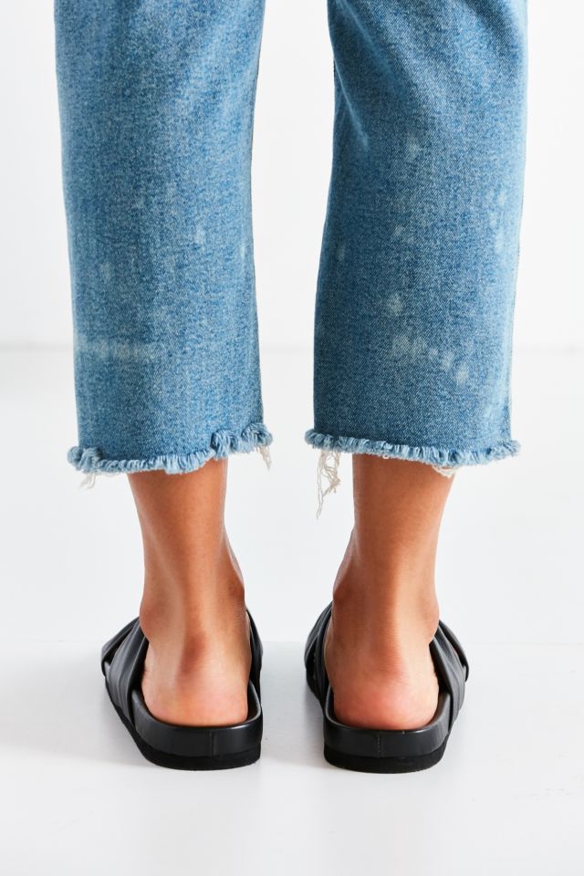 Sandales à enfiler en cuir souple torsadé #5