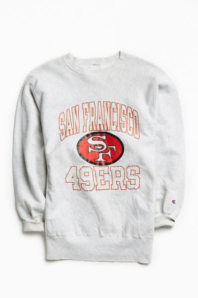 Vintage San Francisco 49ers 7 Logo Crewneck Sweatshirt