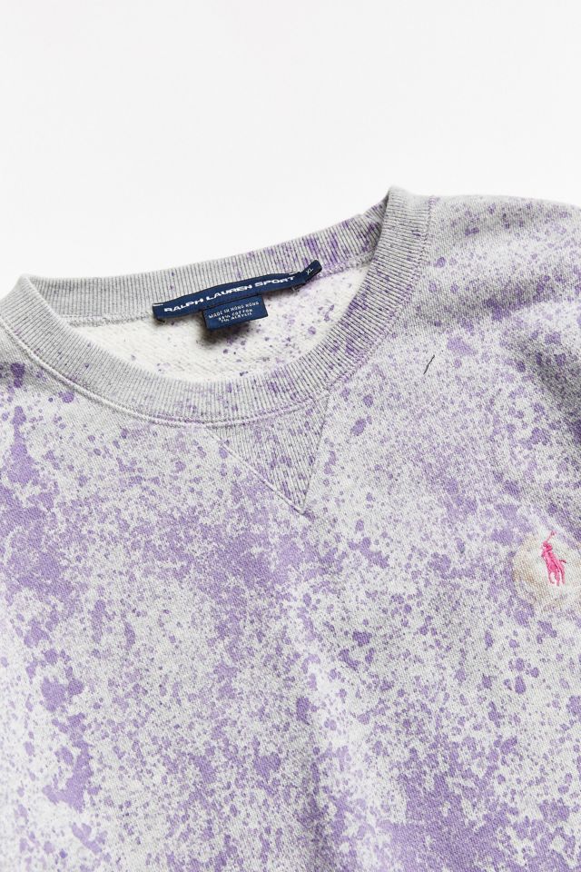 Vintage Ralph Lauren Bleach Splatter Crew Neck Sweatshirt #3