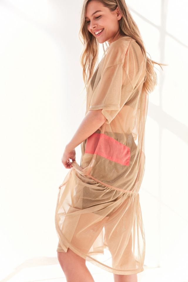 Without Walls Zia Mesh Parachute Midi Dress #3