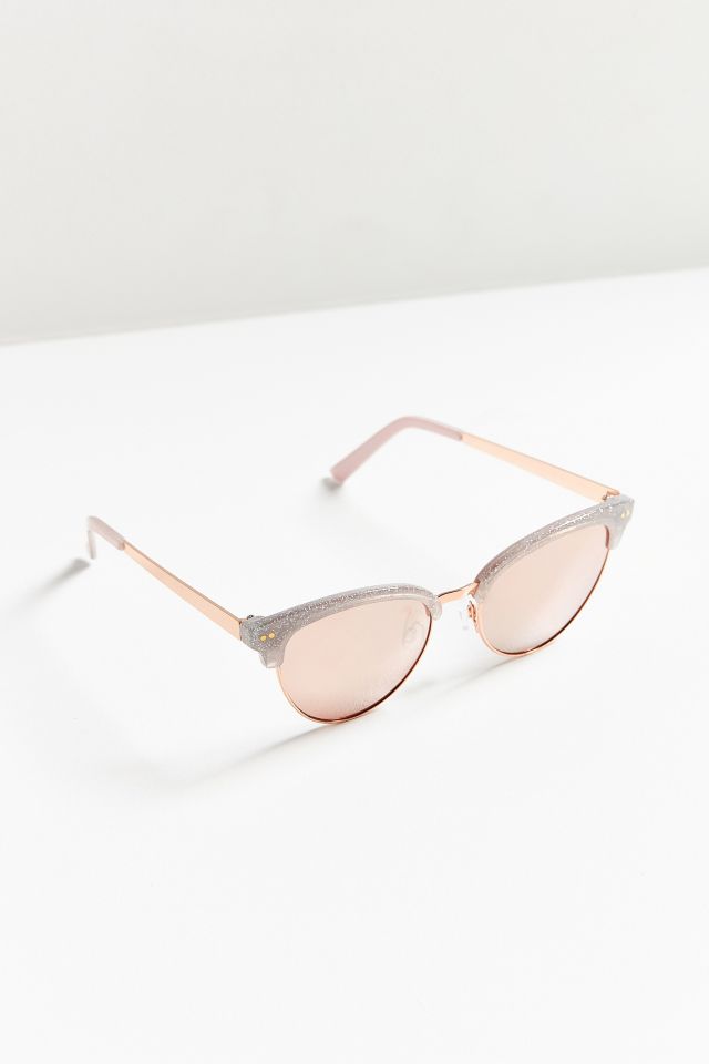 Havana Slim Cat-Eye Sunglasses #1