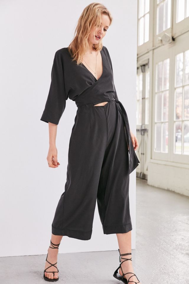 Silence + Noise Kimono Wrap Culotte Jumpsuit #1