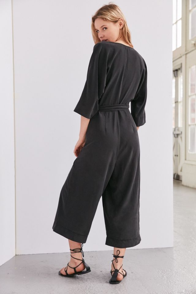 Silence + Noise Kimono Wrap Culotte Jumpsuit #3