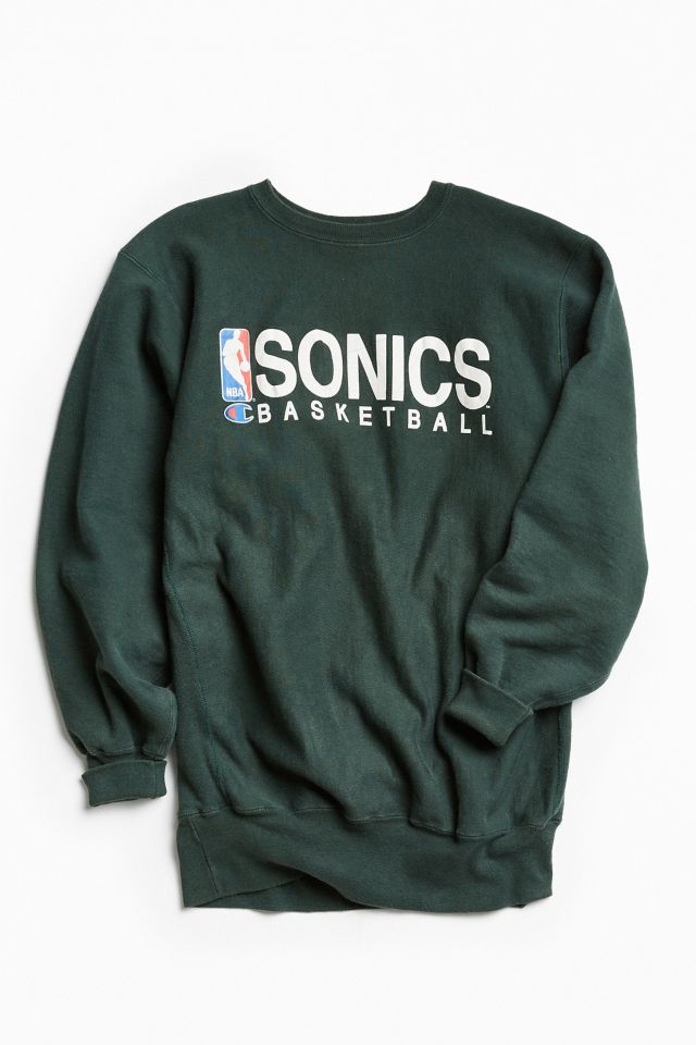 Vintage Style NBA Seattle Sonics Basketball Tshirt Hoodie Crewneck  Sweatshirt Reprinted Full Color Full Size Gifts for NBA Fans - Bluefink