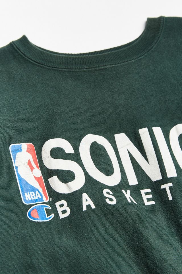 Vintage Champion NBA Seattle Sonics Crew Neck Sweatshirt