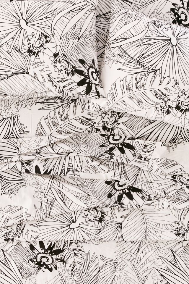 Graphic Palm Sheet Set #1