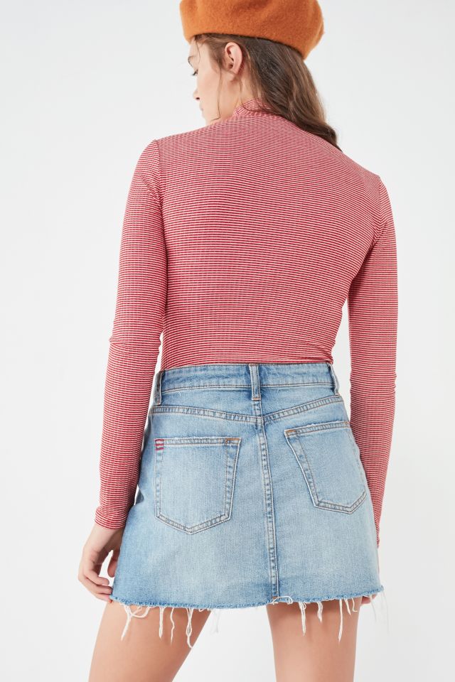 BDG Notched Denim Mini Skirt #2