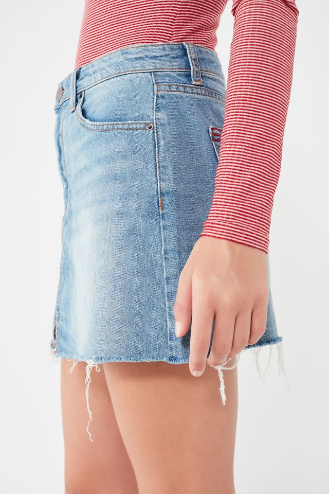 BDG Notched Denim Mini Skirt #3