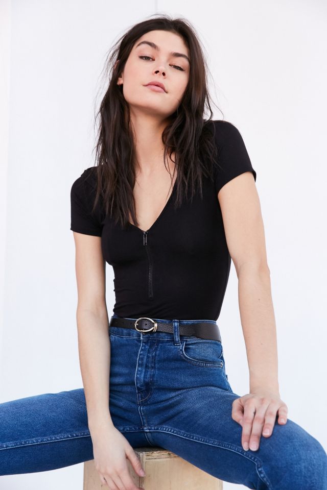 Out From Under Sport Zip Hoodie Bodysuit #3