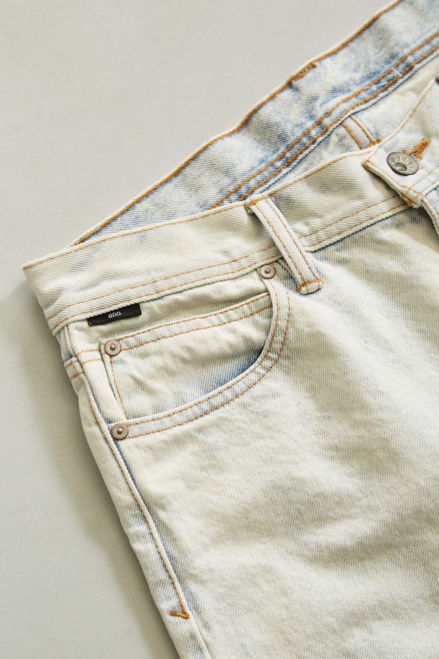 BDG Super Acid Wash Straight Cropped Jean #1