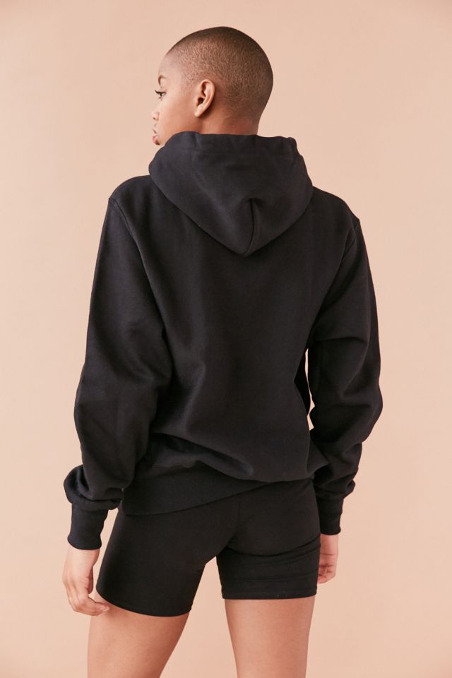 Black champion hoodie urban outfitters best sale