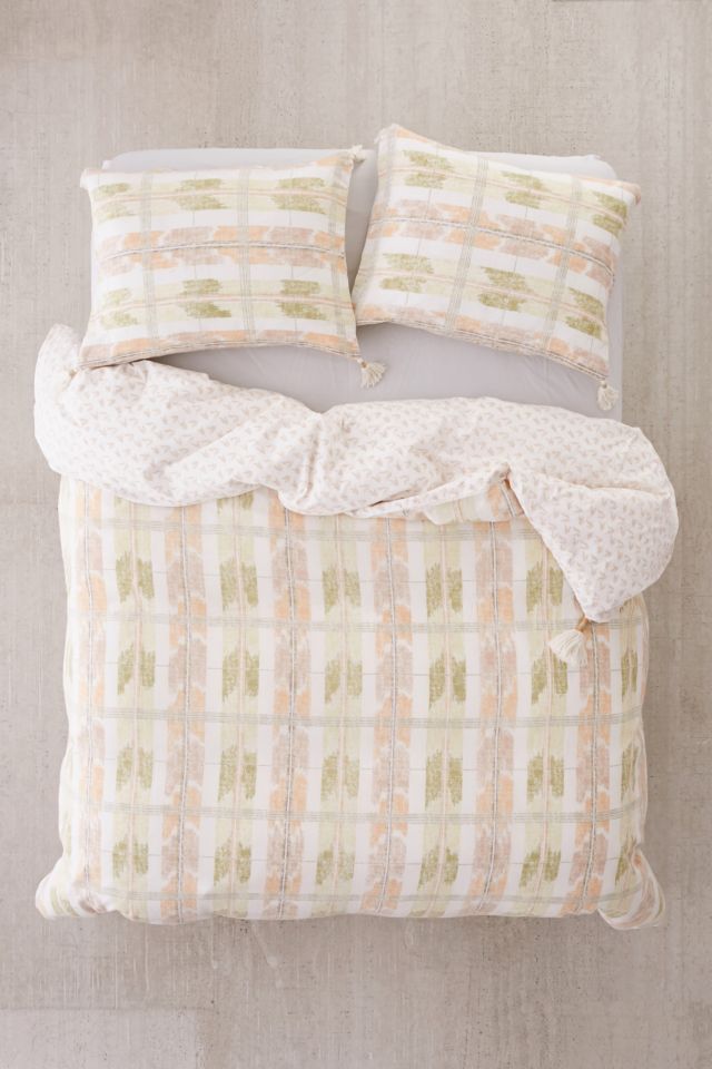 Leigh Tassel Ikat Duvet Cover #1