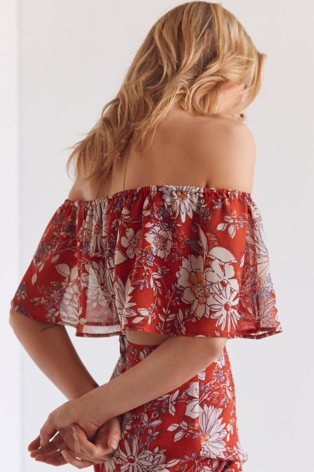 BOG Collective Off-The-Shoulder Ruffle Top #2