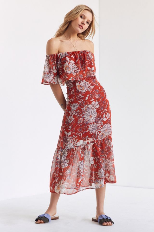 BOG Collective Off-The-Shoulder Ruffle Top #3