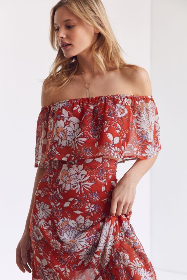 BOG Collective Off-The-Shoulder Ruffle Top #4