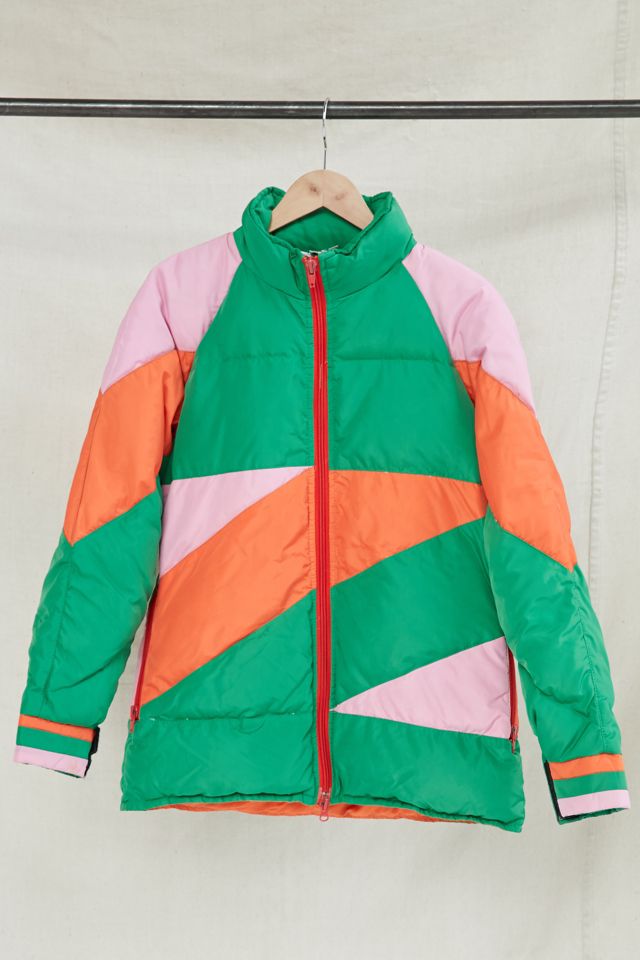 Color block vintage on sale jacket