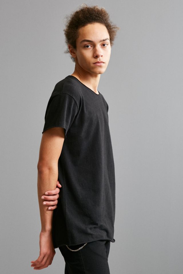 Franklin Wide Neck Raw Cut Tee #2