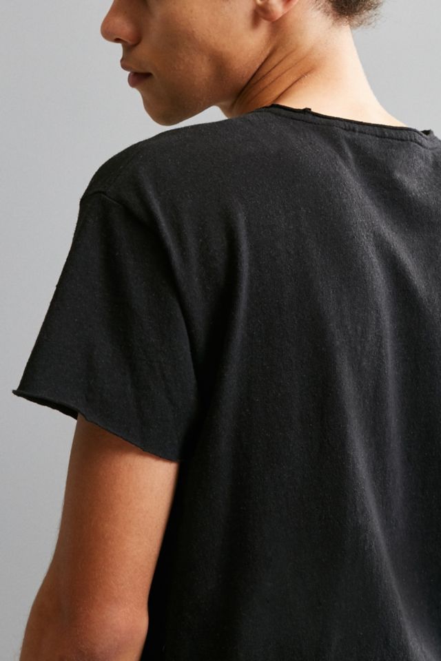 Franklin Wide Neck Raw Cut Tee #4