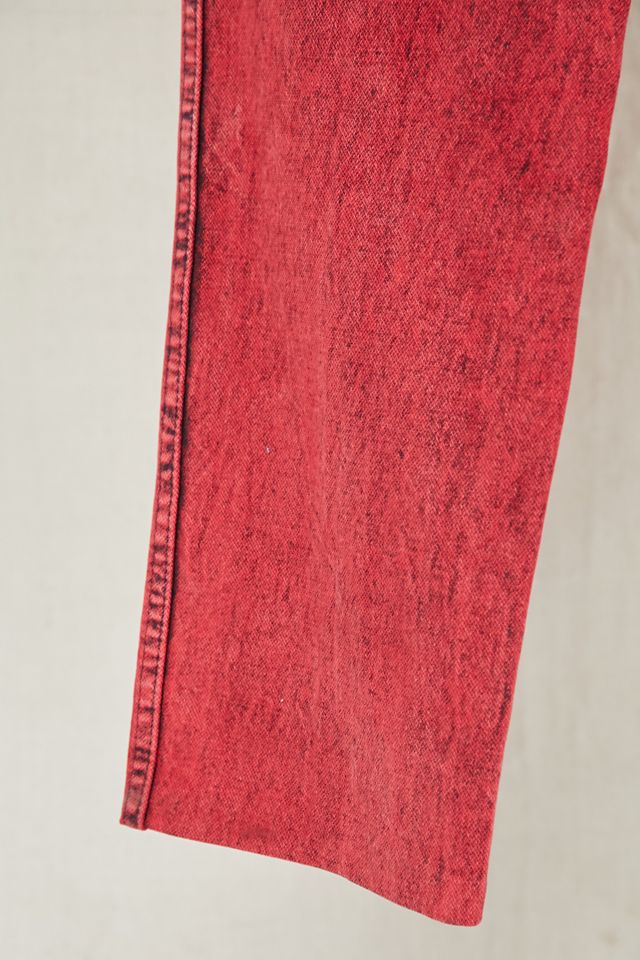 Vintage Wrangler Red Acid Wash Jean #2