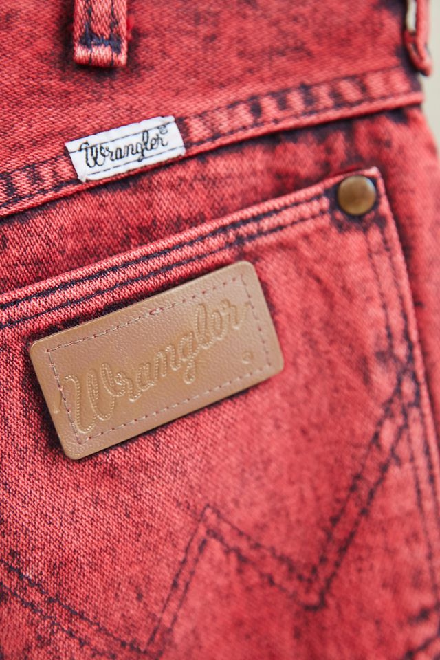 Vintage Wrangler Red Acid Wash Jean #5