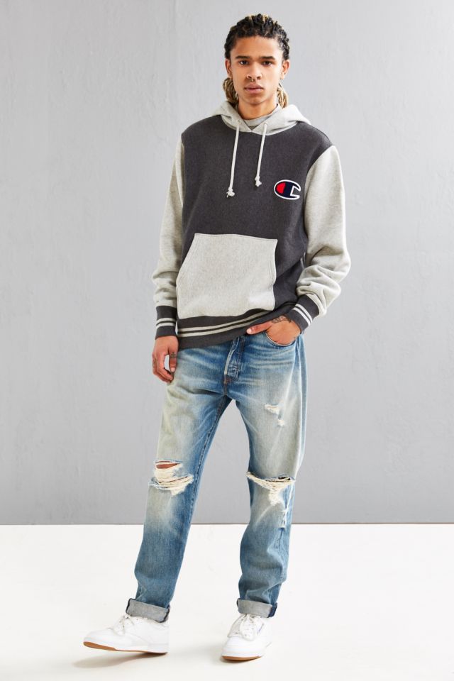 Urban outfitters hotsell champion colorblock hoodie