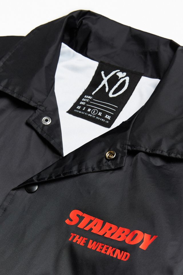 The Weeknd Starboy Graphic Coach Jacket #2