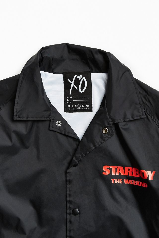 The Weeknd Starboy Graphic Coach Jacket #3