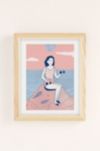 Tallulah Fontaine Beach Gal Art Print | Urban Outfitters