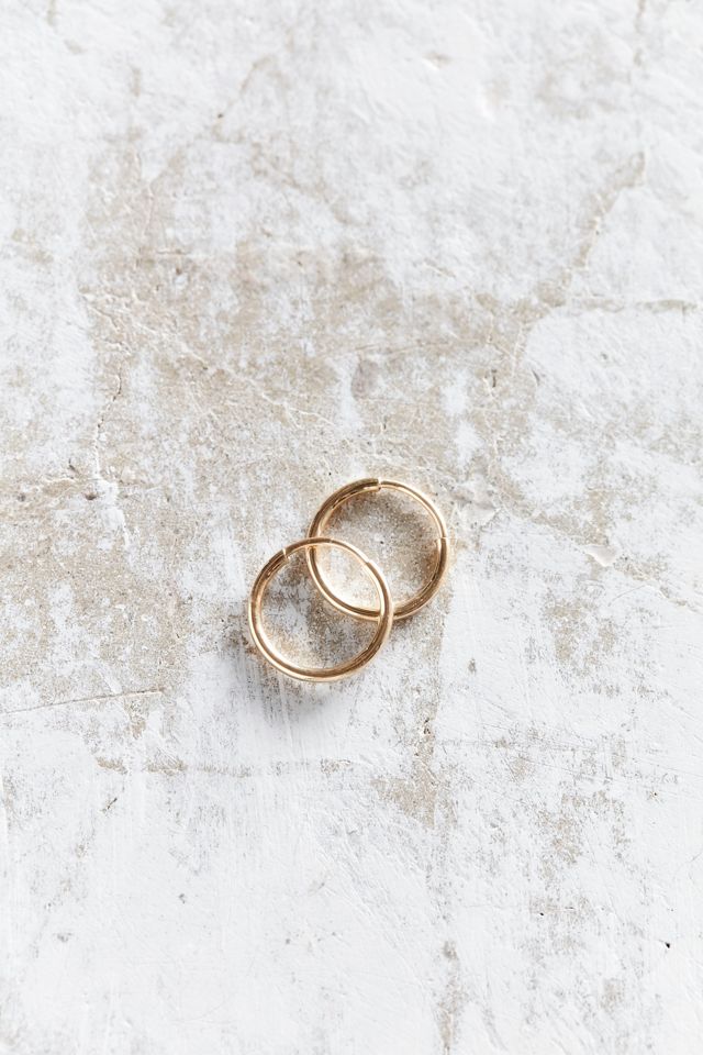 Seoul Little X UO 18k Gold Medium Hoop Earring #1