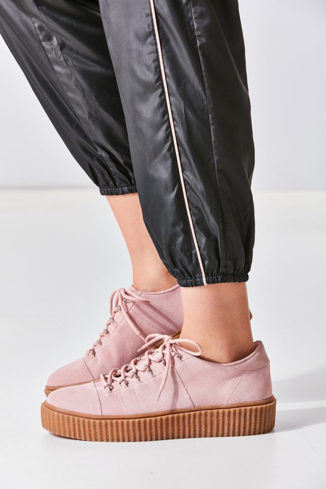 Hollie Suede Creeper Sneaker #2
