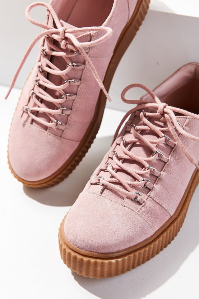 Hollie Suede Creeper Sneaker #3