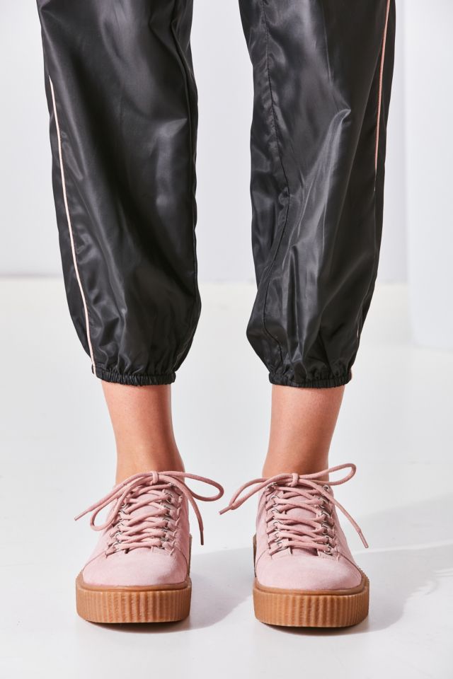 Hollie Suede Creeper Sneaker #4