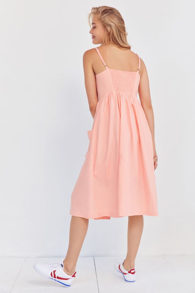 Cooperative Emilia Button-Down A-Line Midi Dress
