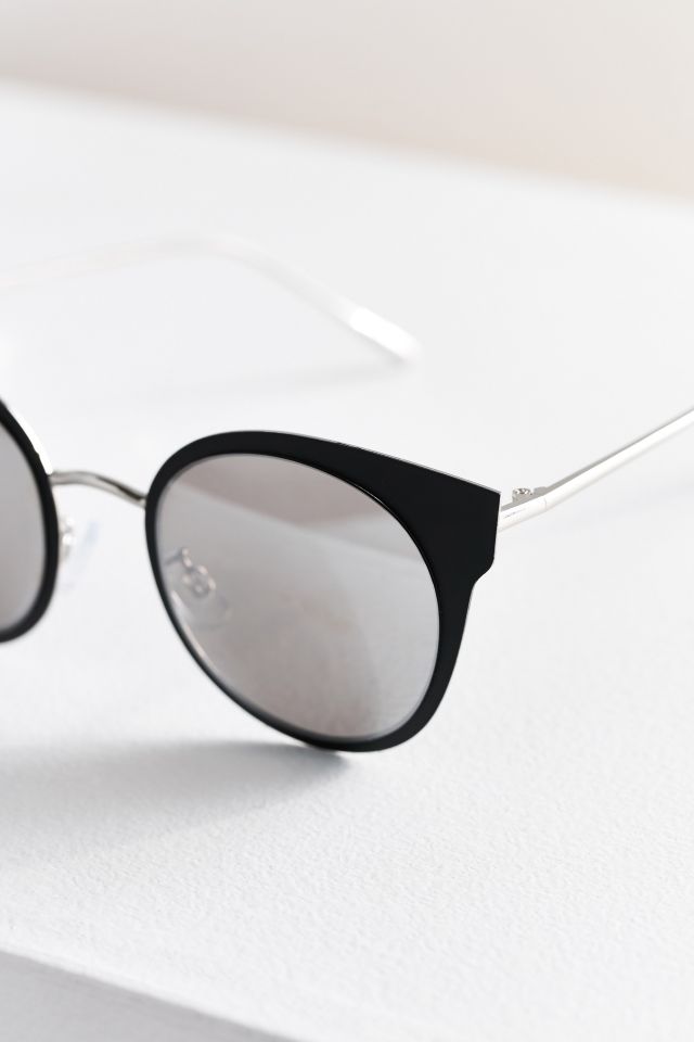 Slim Matte Cat-Eye Sunglasses #3