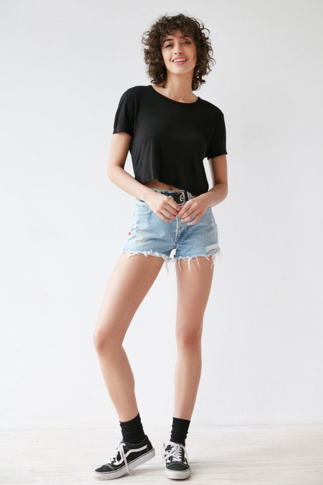 AGOLDE X UO Jaden Short - Embroidered Crush #2