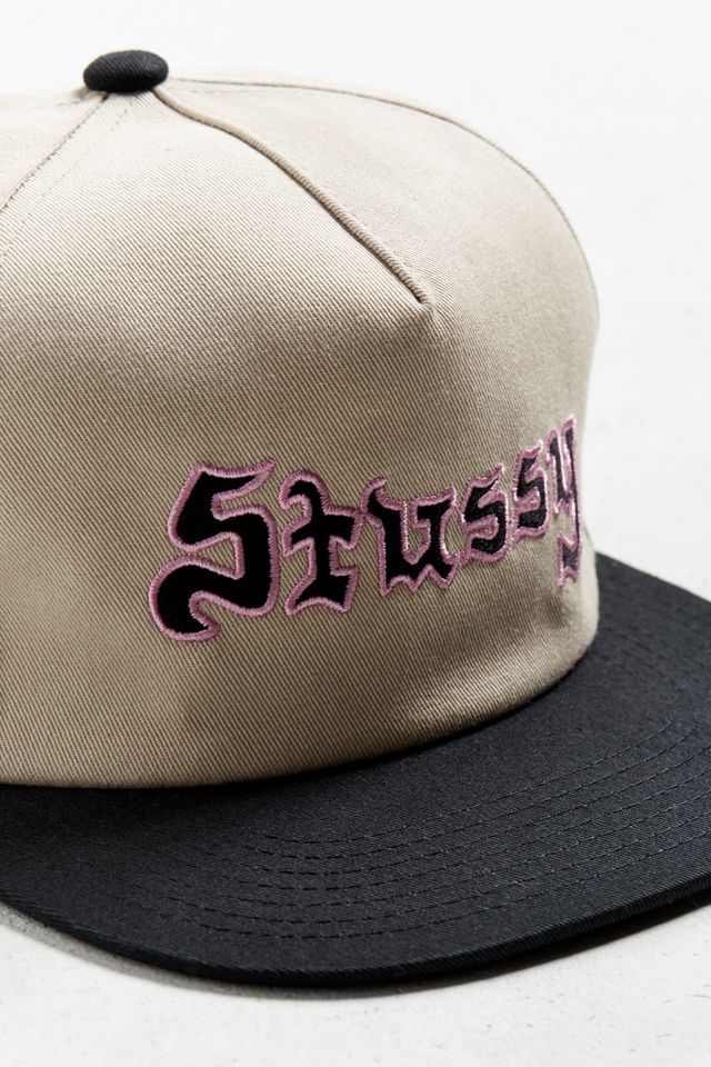 Stussy Two-Tone Hell Snapback Hat Urban Outfitters