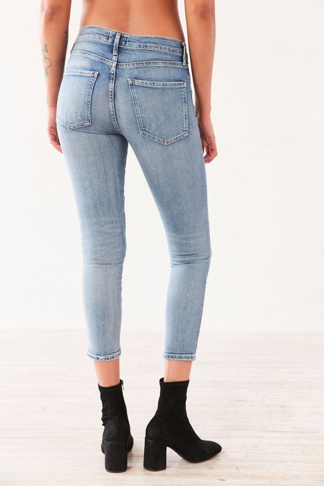 AGOLDE Sophie High-Rise Distressed Cropped Skinny Jean - Outsider #1