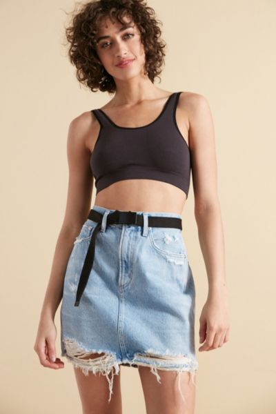 AGOLDE X UO Kat Denim Pencil Mini Skirt | Urban Outfitters