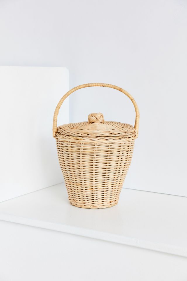 Roseanne Straw Bucket Bag #1