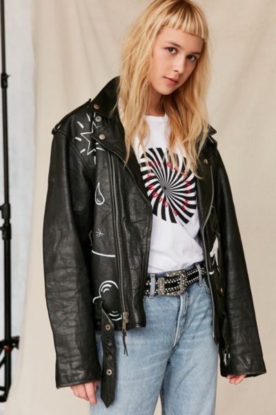 urban outfitters leather jacket