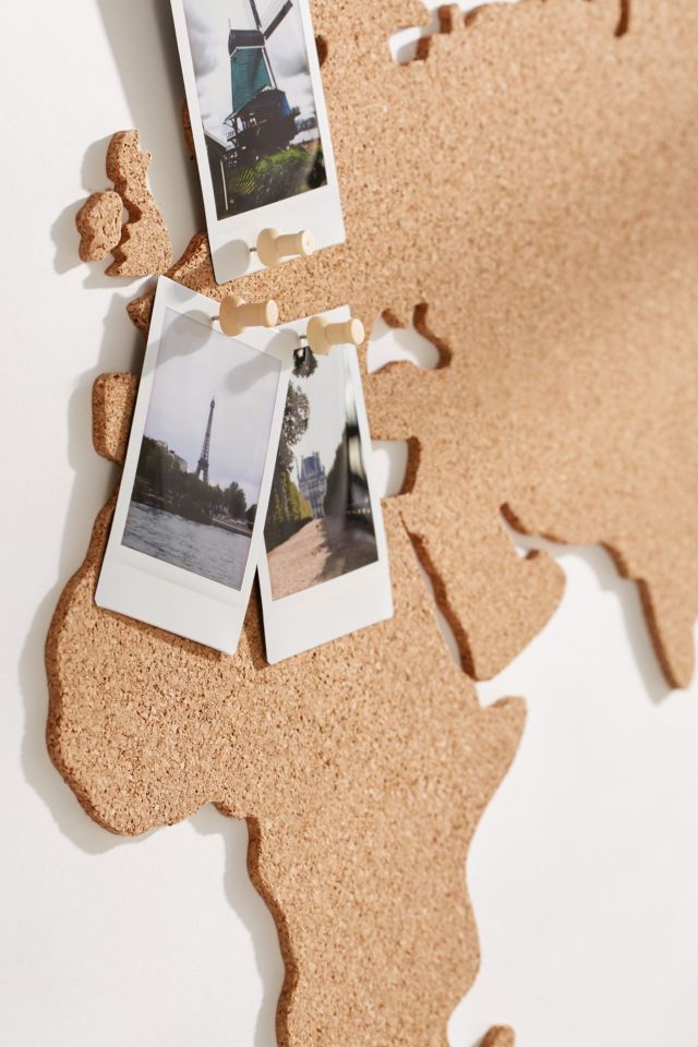 Cork Board World Map #2