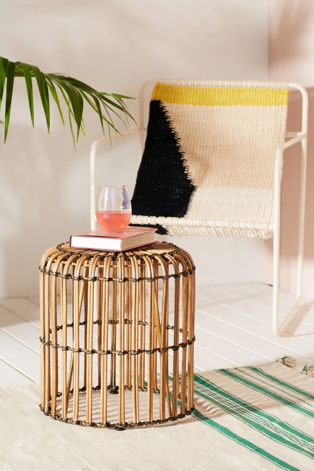 Ryla Rattan Stool